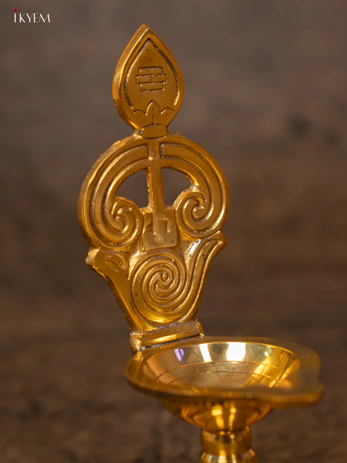 Brass Om Diya - 5.5 inch - KK26112 - Image 4