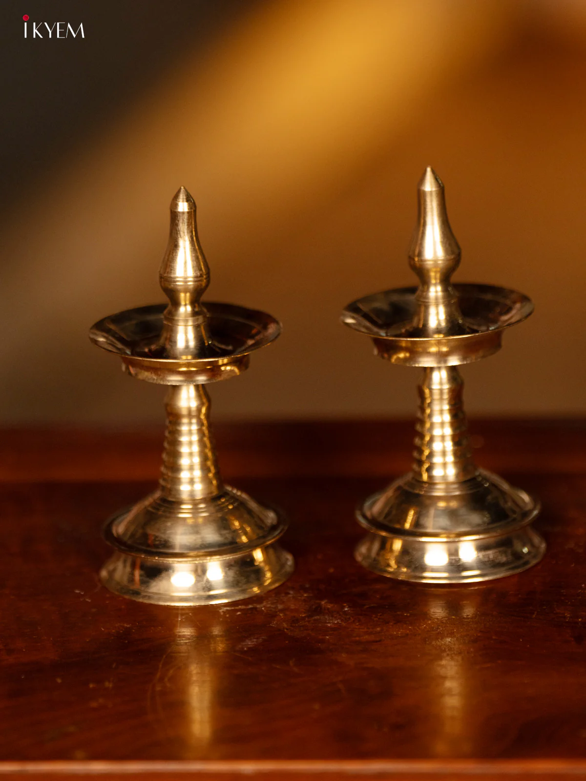 Brass Kerala Diya Set of 2 - 5 Inch - KK26122 - Image 3