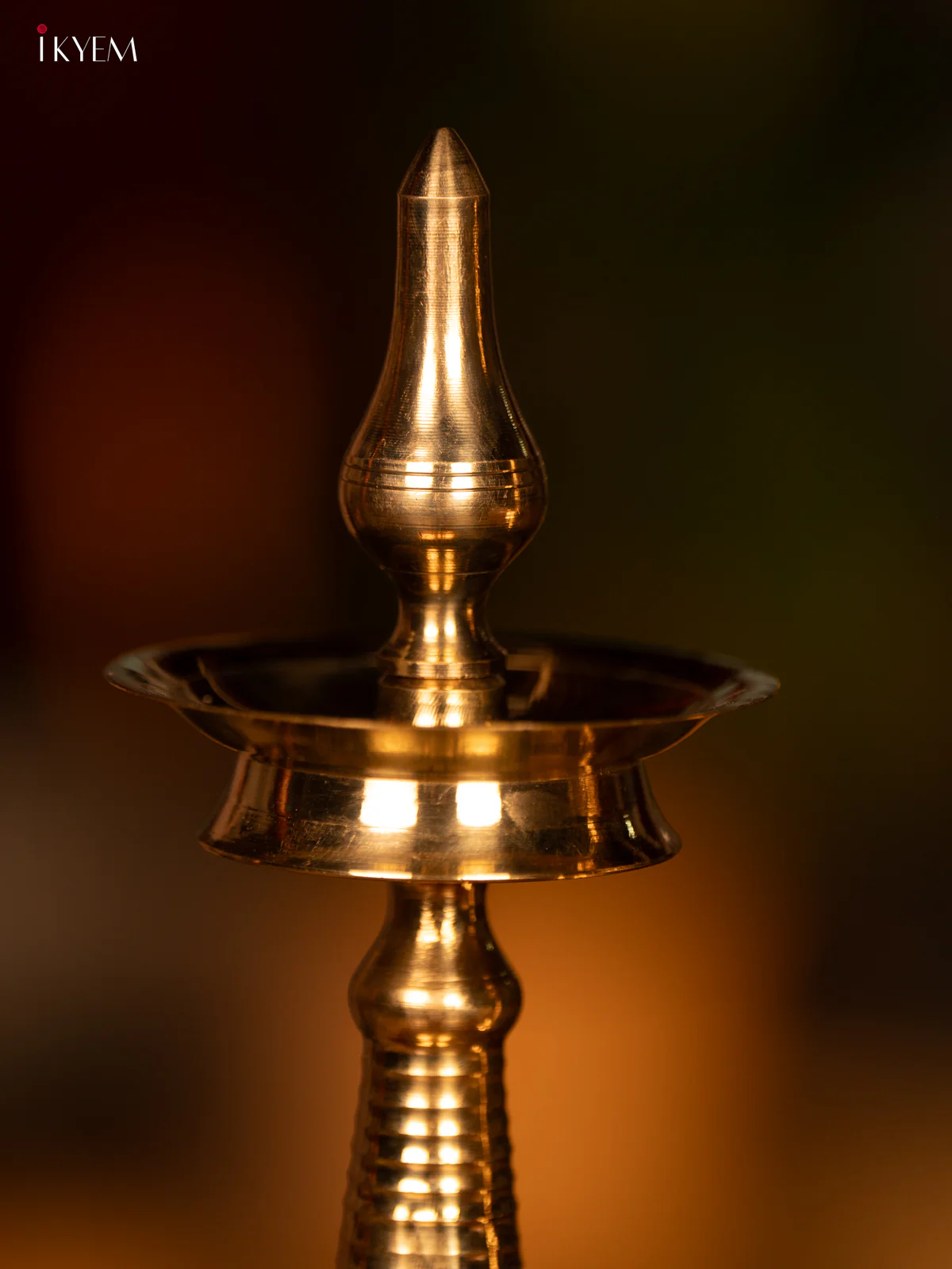 Brass Kerala Diya (set of 2) - 9 inch - KK26124 - Image 4