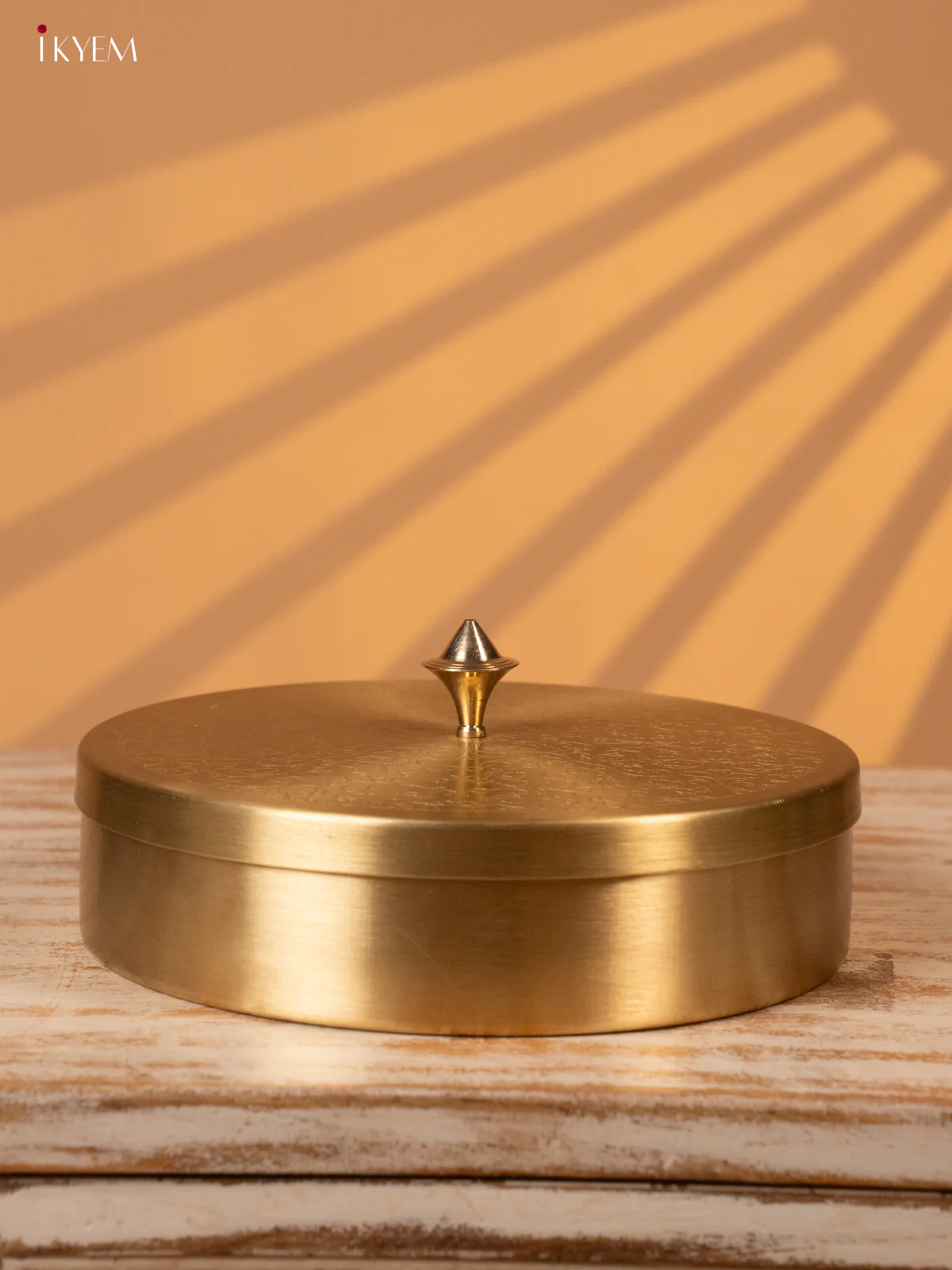 Brass Masala Box - 7 Inch - KK26129 - Image 2