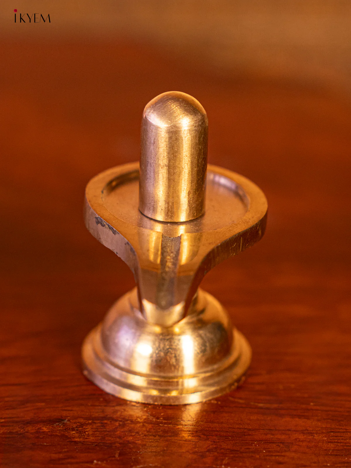 Brass Shivling - 2.4 Inch - KK26180 - Image 2