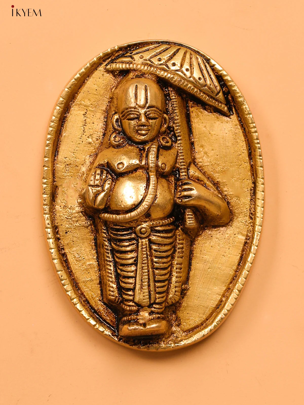 Brass Dasavatharam Wall Hanging (Set of 10)-3.7 inch - KK26187 - Image 2
