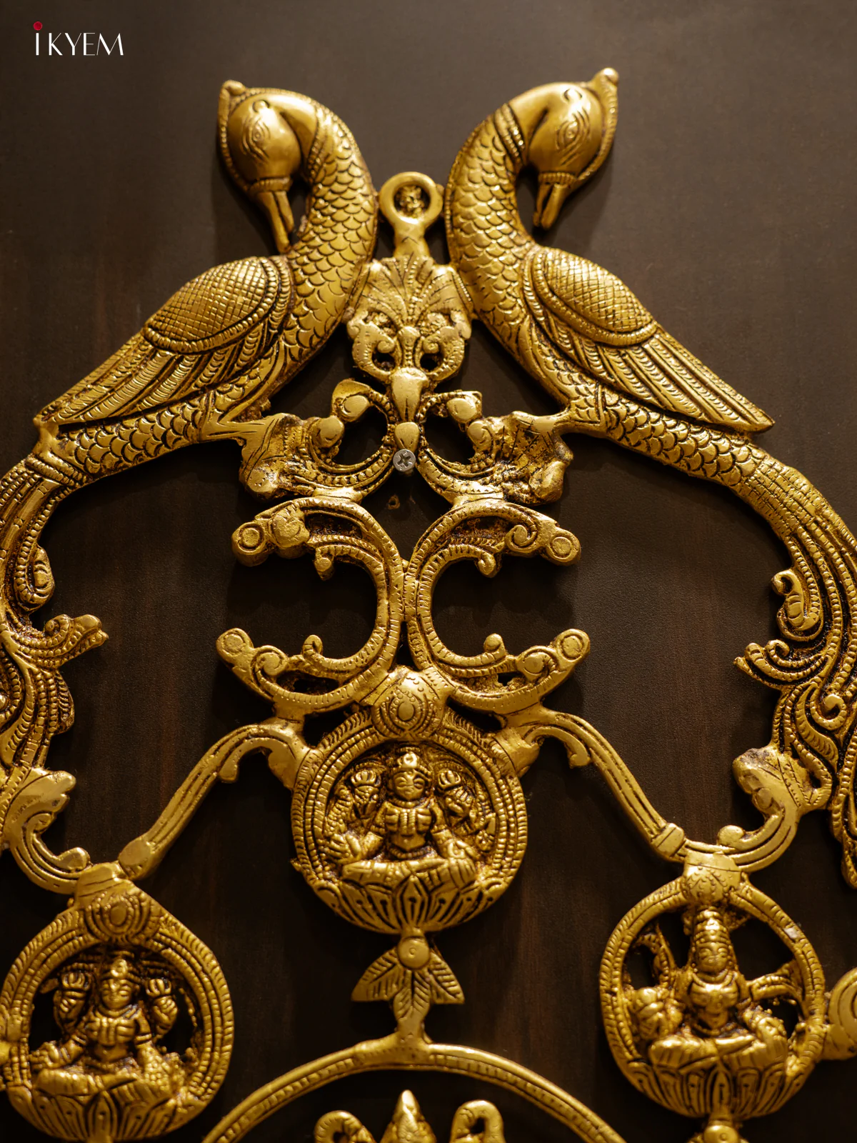 Brass Ashtalakshmi Wall Hanging - KK26188 - Image 3