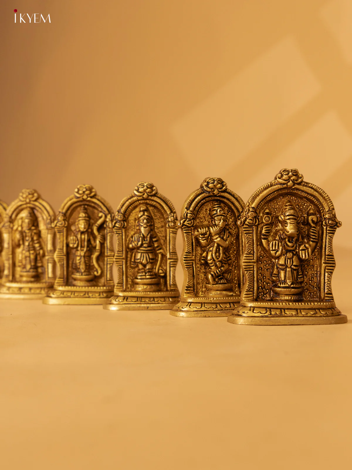 Brass Dasavatharam Idol (set of 10) - 3 Inch - KK26189 - Image 2