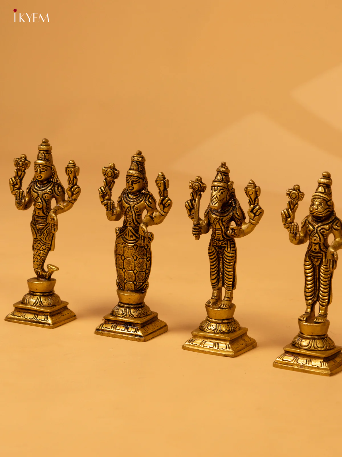 Brass Dasavatharam Idols (Set of 10) - KK26190 - Image 5