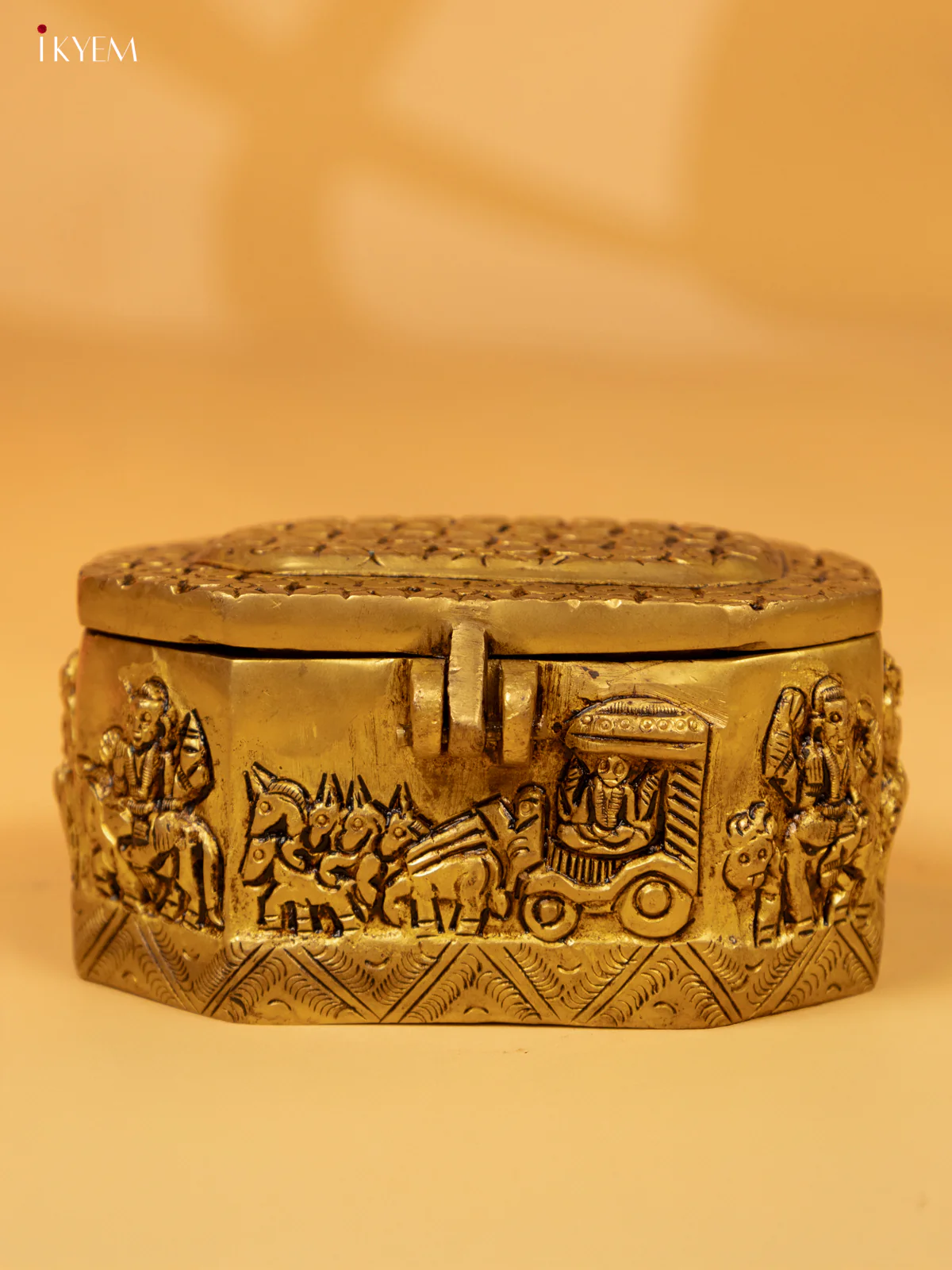 Brass Navagraha Box- KK26211 - Image 4