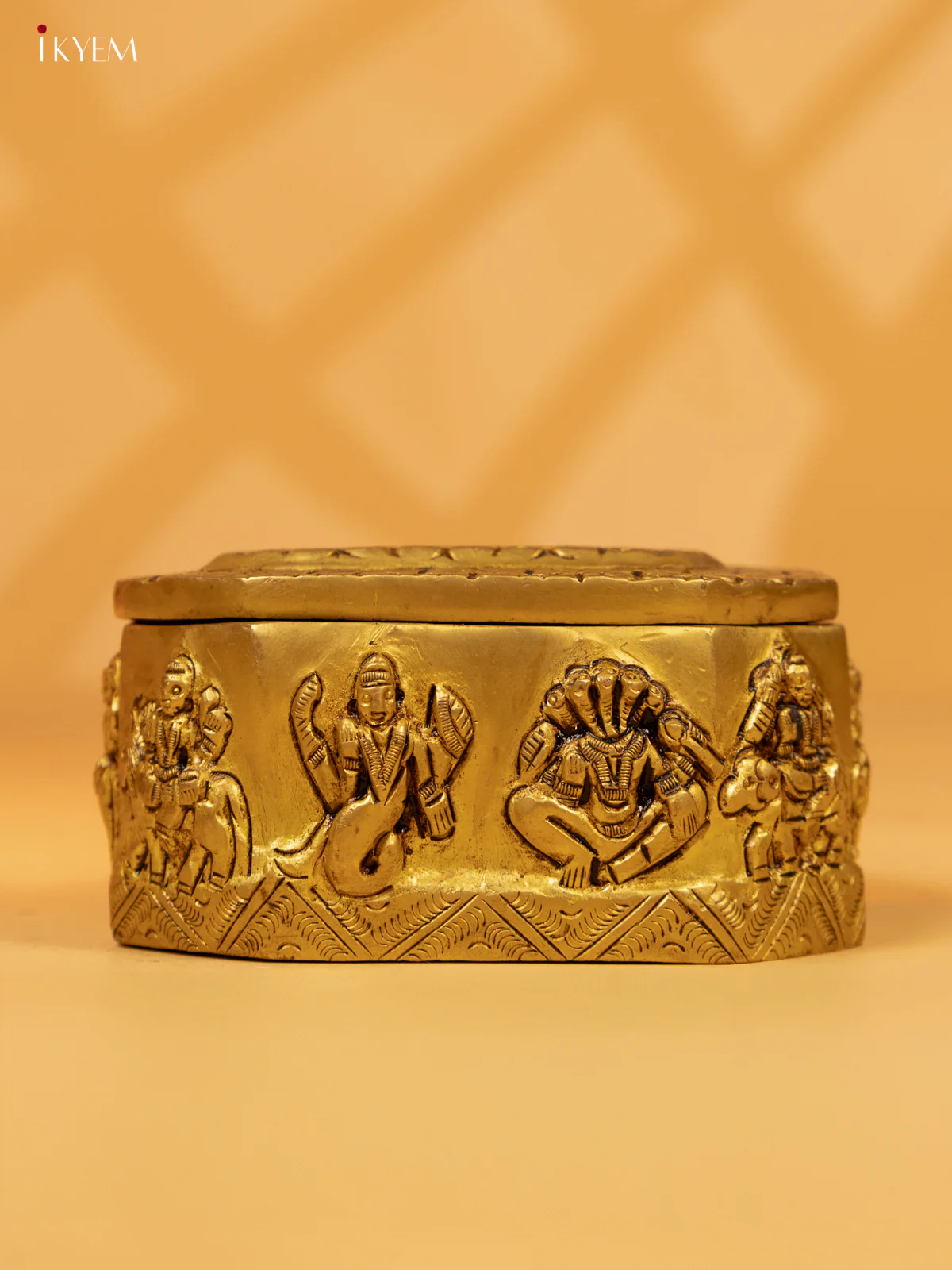Brass Navagraha Box- KK26211 - Image 7