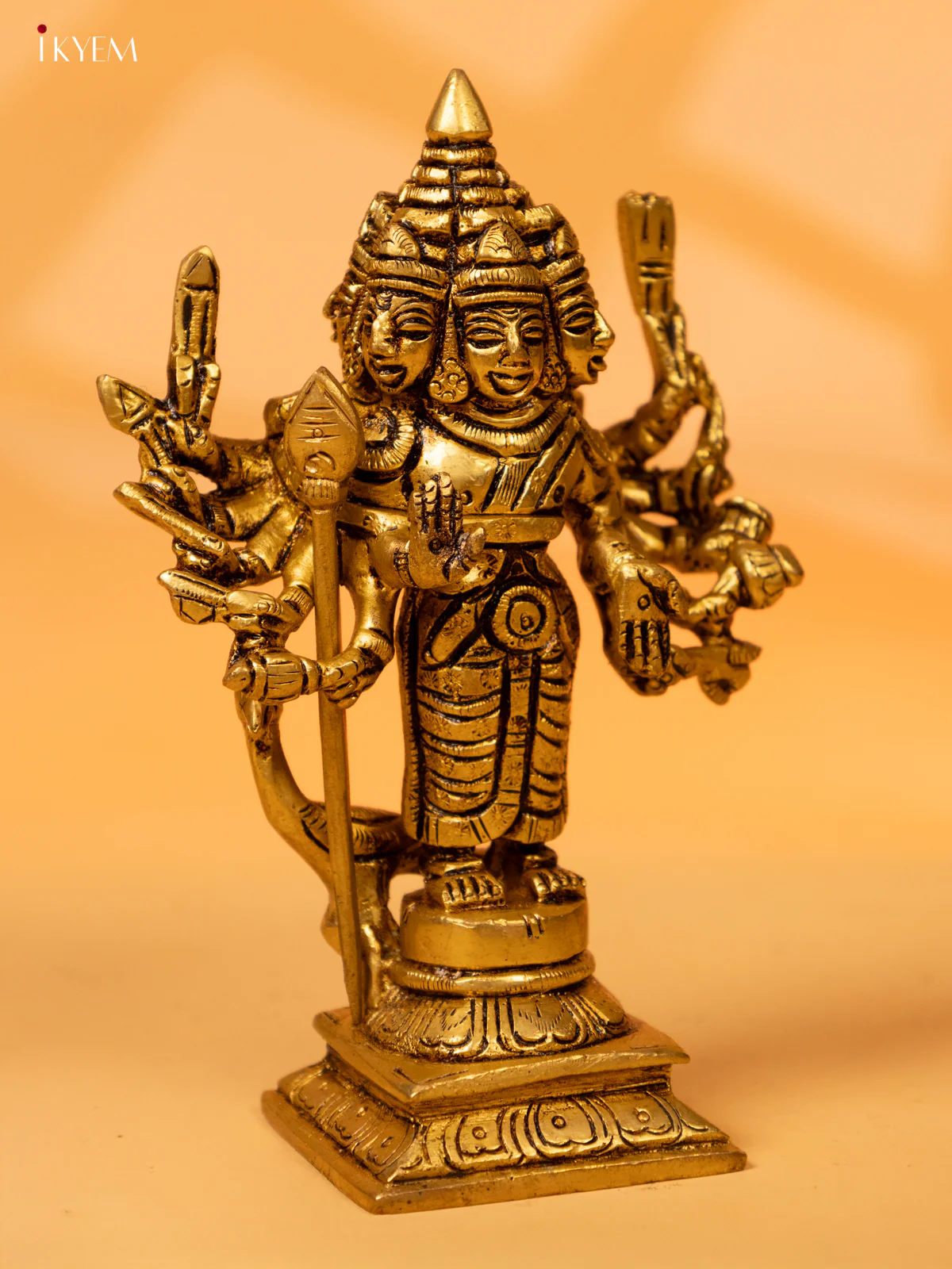 Brass Arumugan Idol - 6 Inch- KK26217 - Image 3