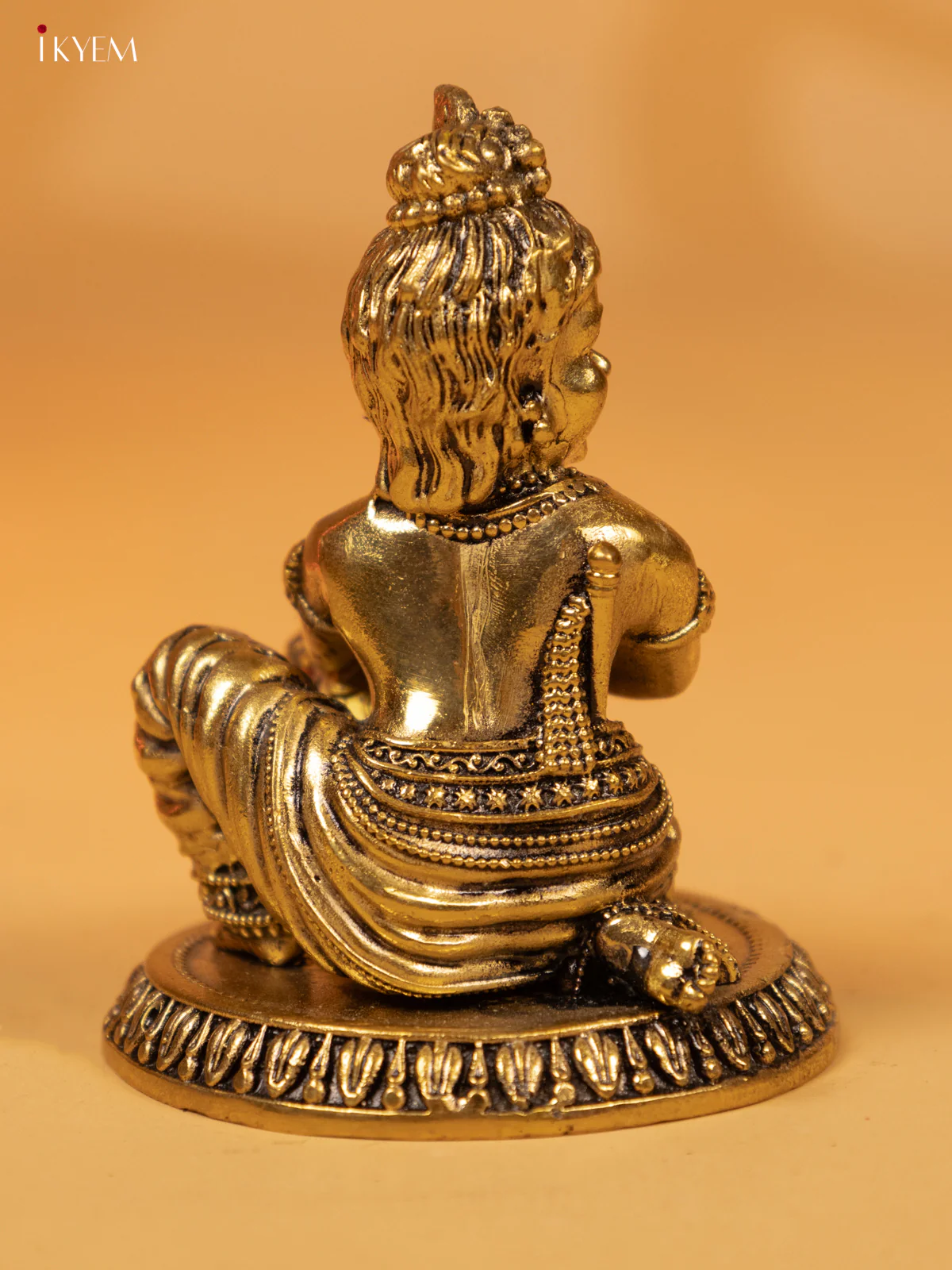 Brass Matki Krishna 4 Inch - KK26223 - Image 4