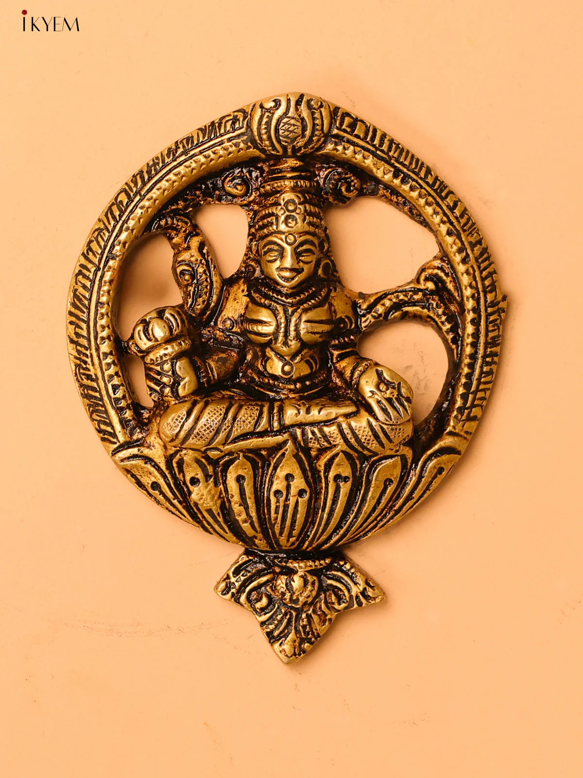 Brass Ashtalakshmi Wall Hanging - KK26224 - Image 6