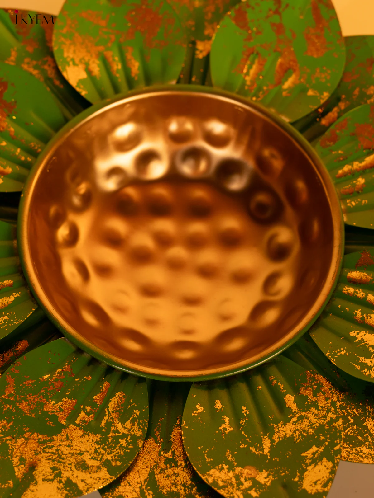 Metal Flower Urli (Medium) - KK26231 - Image 3