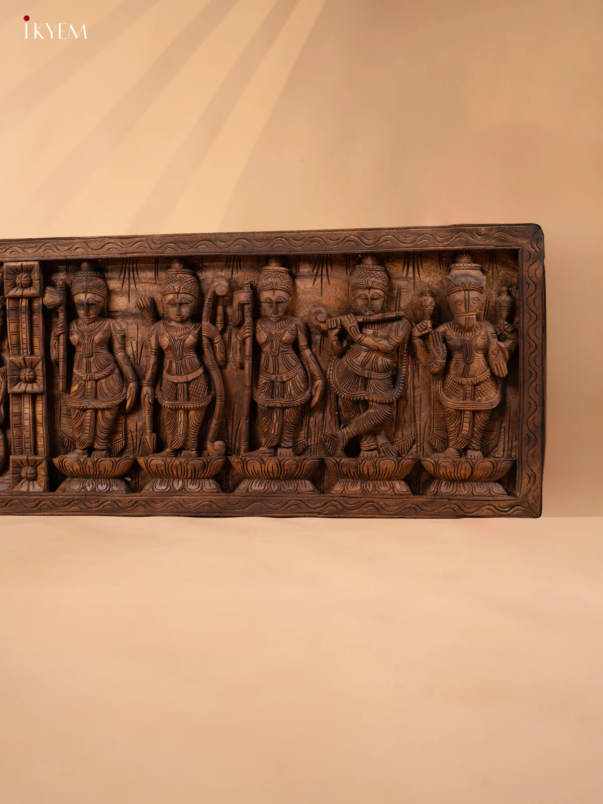 6 Foot Vishnu and Dasavatharam Panel - KL05136 - Image 5