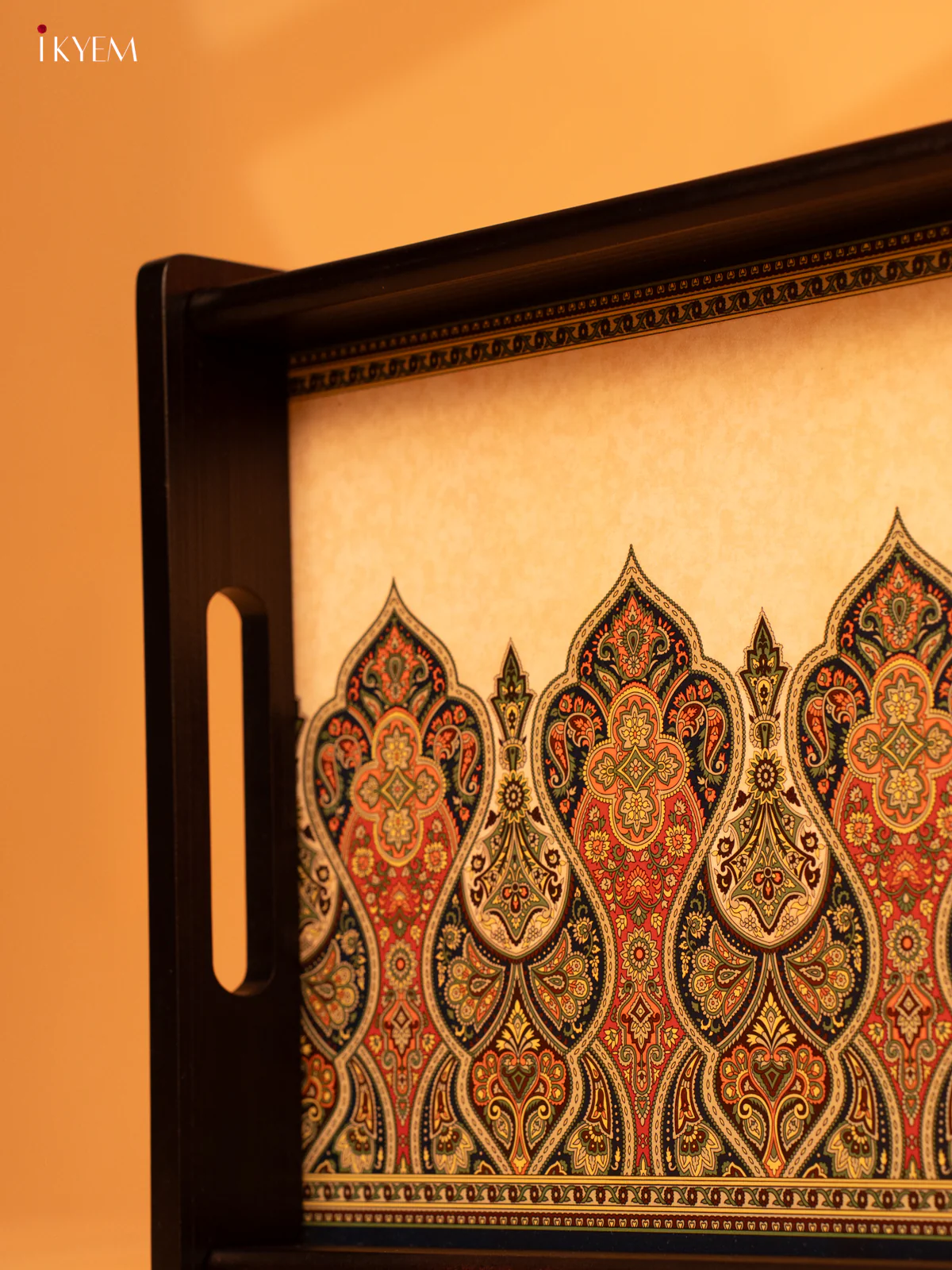 Ornate Paisley Wooden-Tray small - KL18115 - Image 3