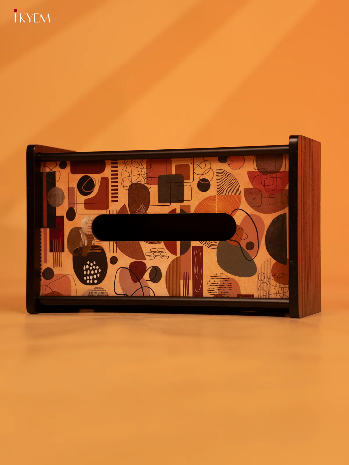 Abstract Art Wooden - Tissue Holder (9×5) Inch - KL18121 - Image 2