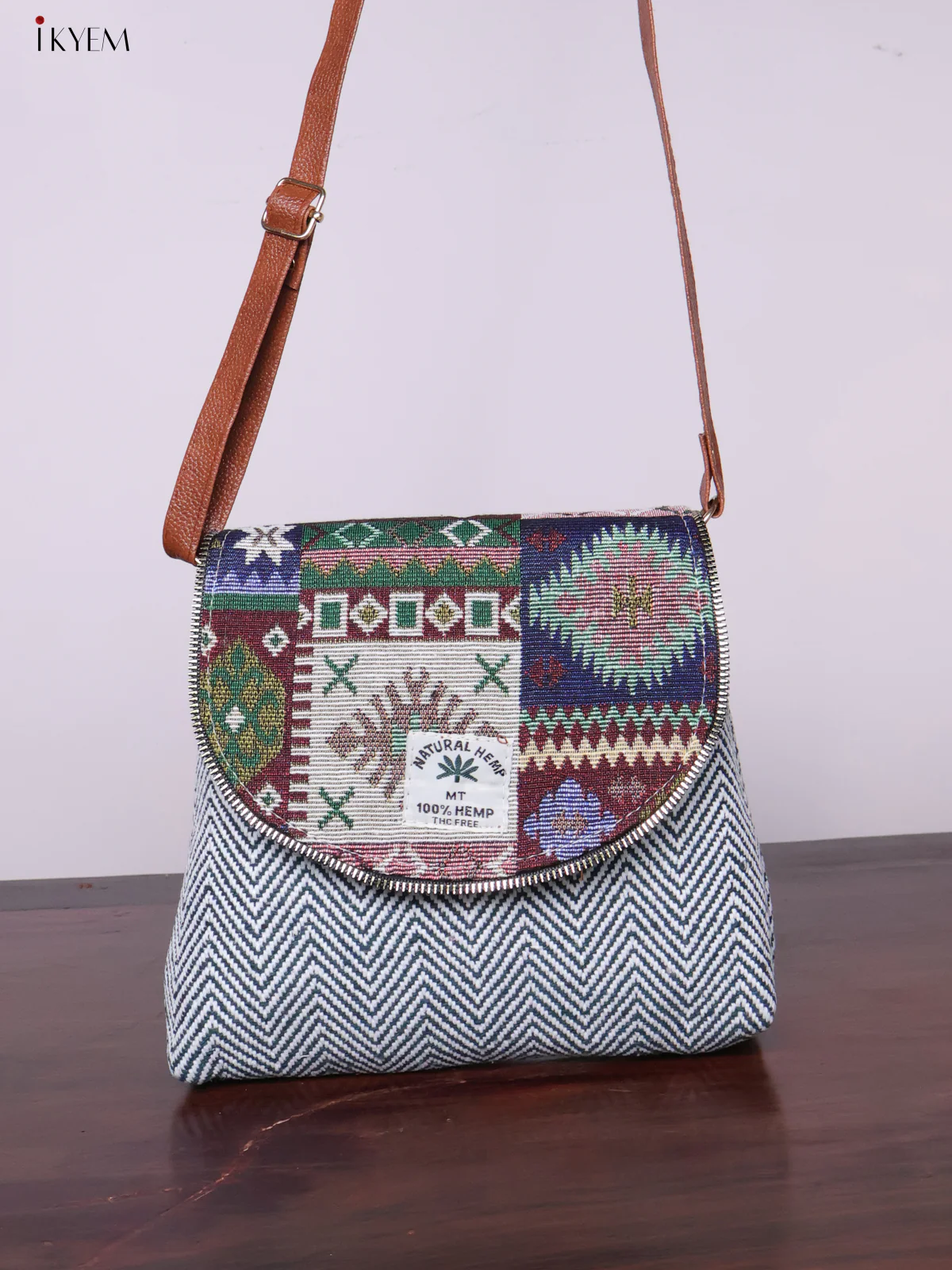 Designer Sling Bag - Dark Blue - KL20113 - Image 3