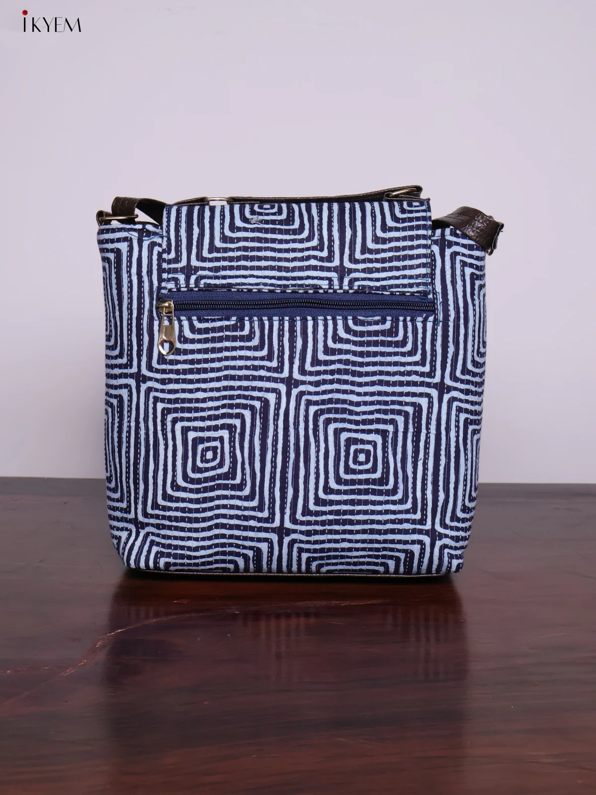 Printed Indigo Sling Bag - Design 2- KL20147 - Image 7