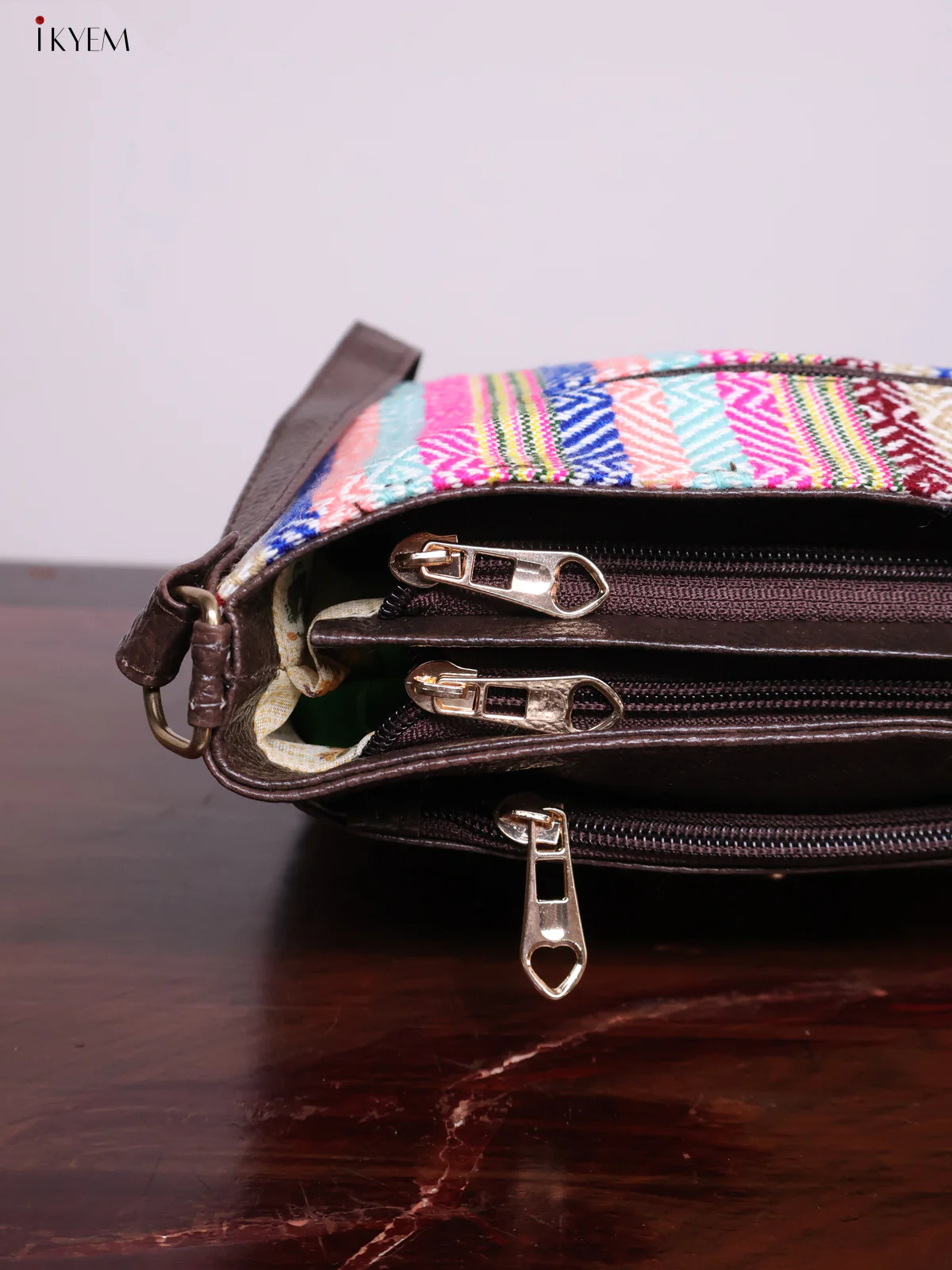 Jacquard Sling Bag - Small - Design 2 - KL20157 - Image 3