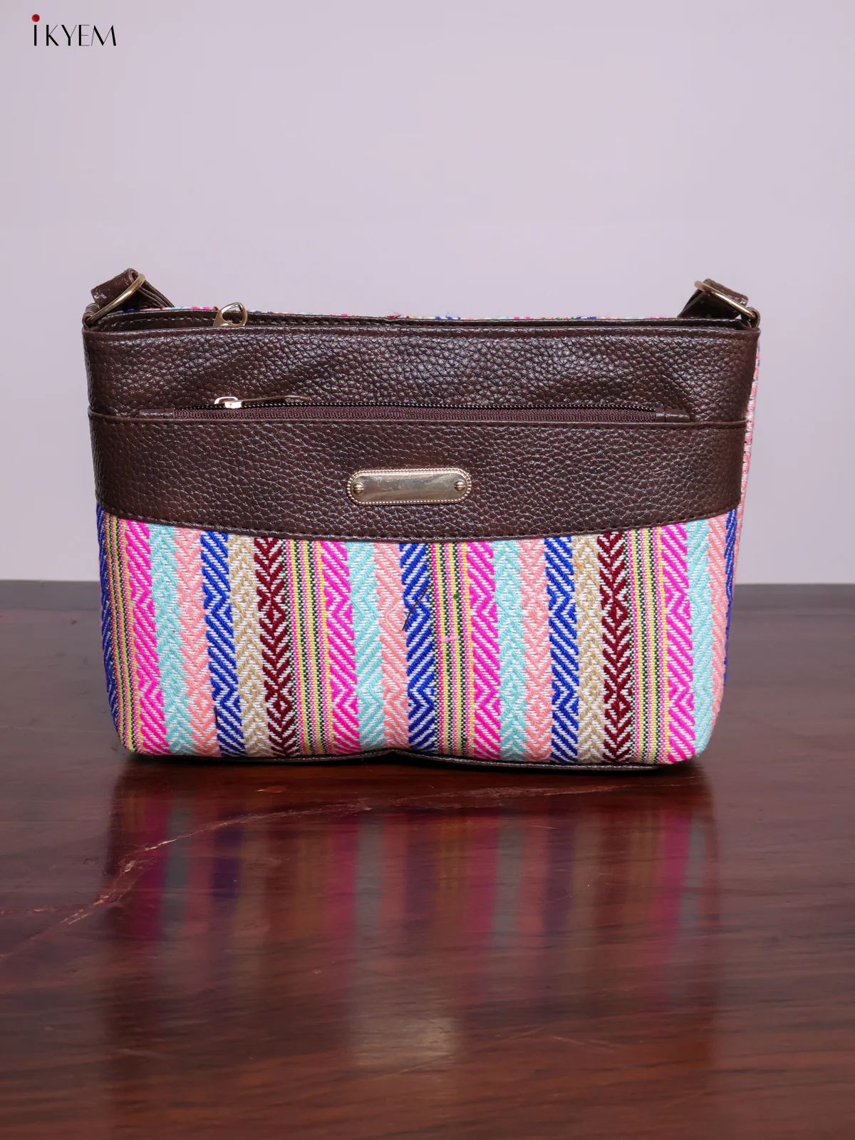 Jacquard Sling Bag - Small - Design 2 - KL20157 - Image 7