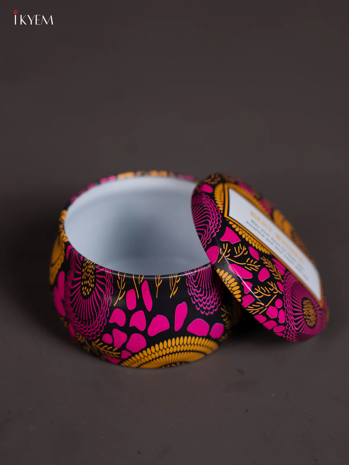 Round Decorative Tin Box - Pink - (2.5×2.5) Inch - KL26114 - Image 2