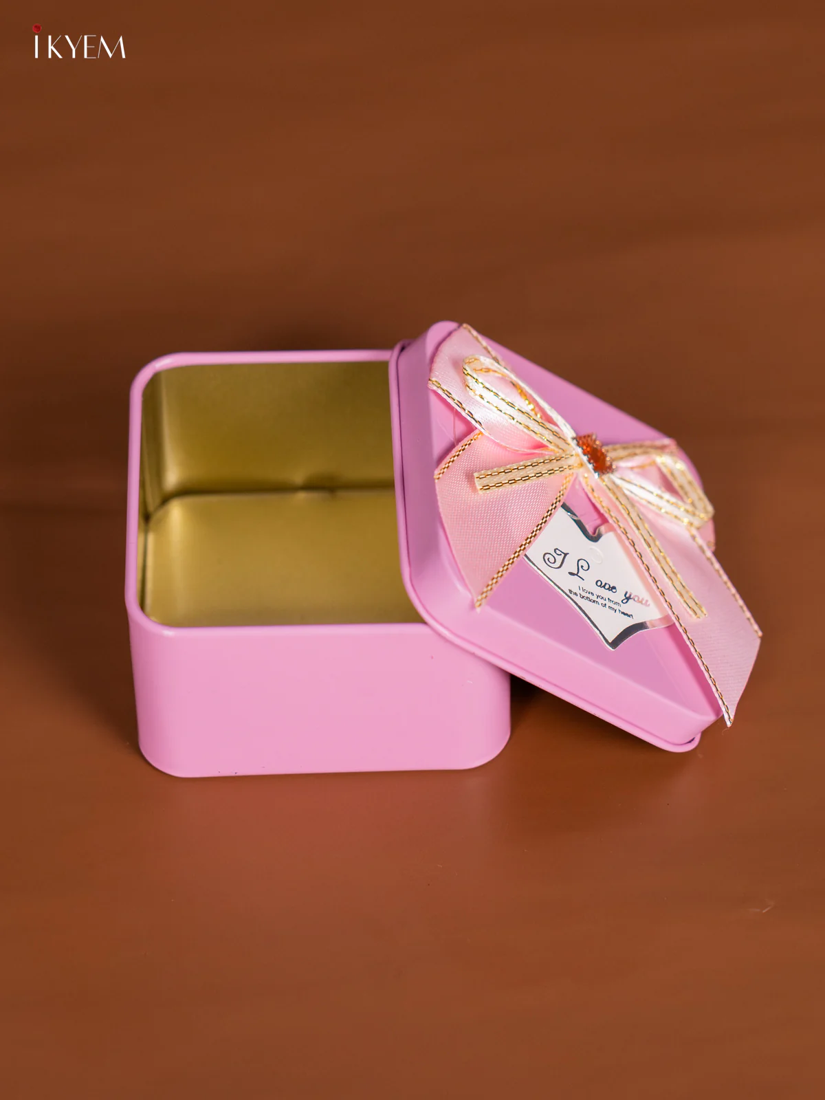 Square Baby Pink Tin Box - (2.5×2.5) Inch - KL26120 - Image 2
