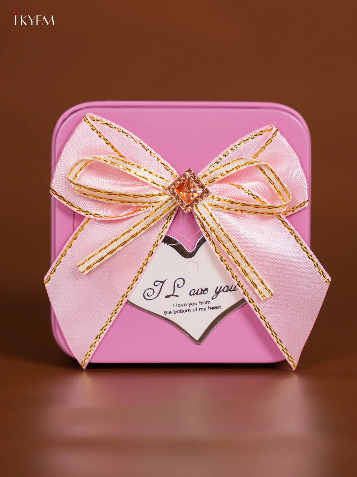 Square Baby Pink Tin Box - (2.5×2.5) Inch - KL26120 - Image 3