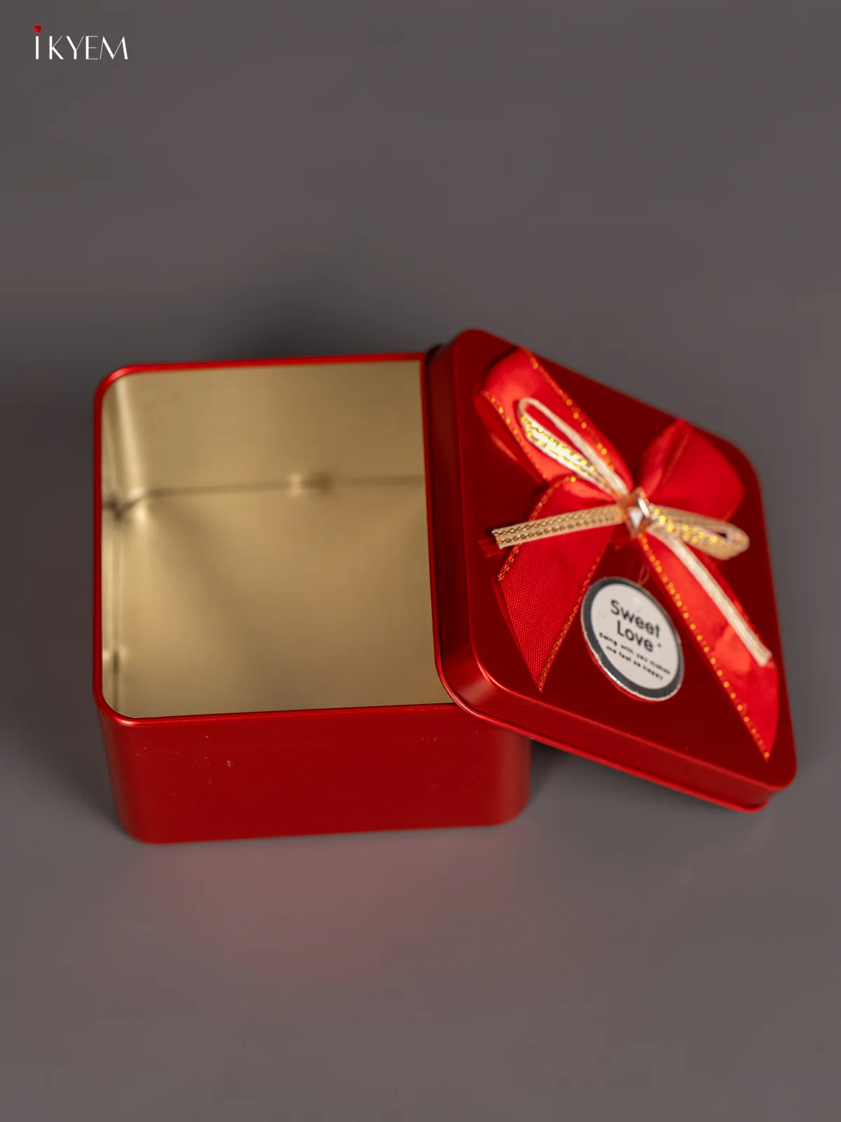 Square Red Tin Box - (2.5×2.5) Inch - KL26121 - Image 2