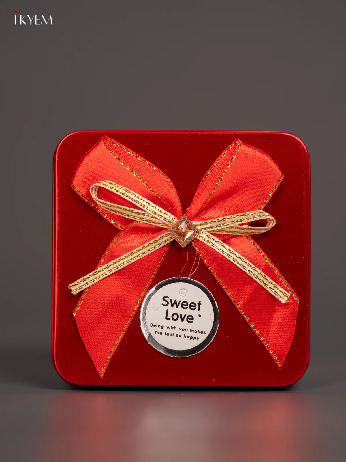 Square Red Tin Box - (2.5×2.5) Inch - KL26121 - Image 3