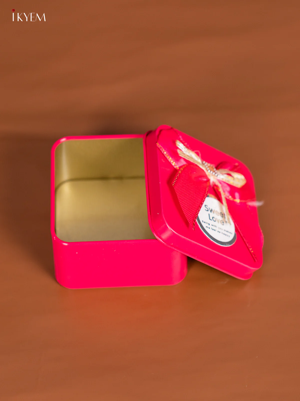 Square Pink Tin Box - (2.5×2.5) Inch - KL26122 - Image 2