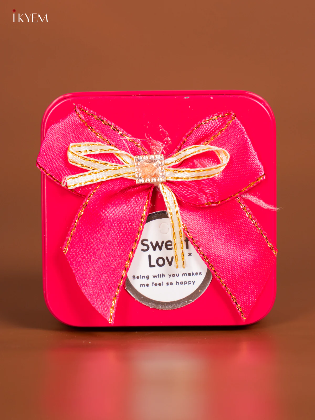 Square Pink Tin Box - (2.5×2.5) Inch - KL26122 - Image 3