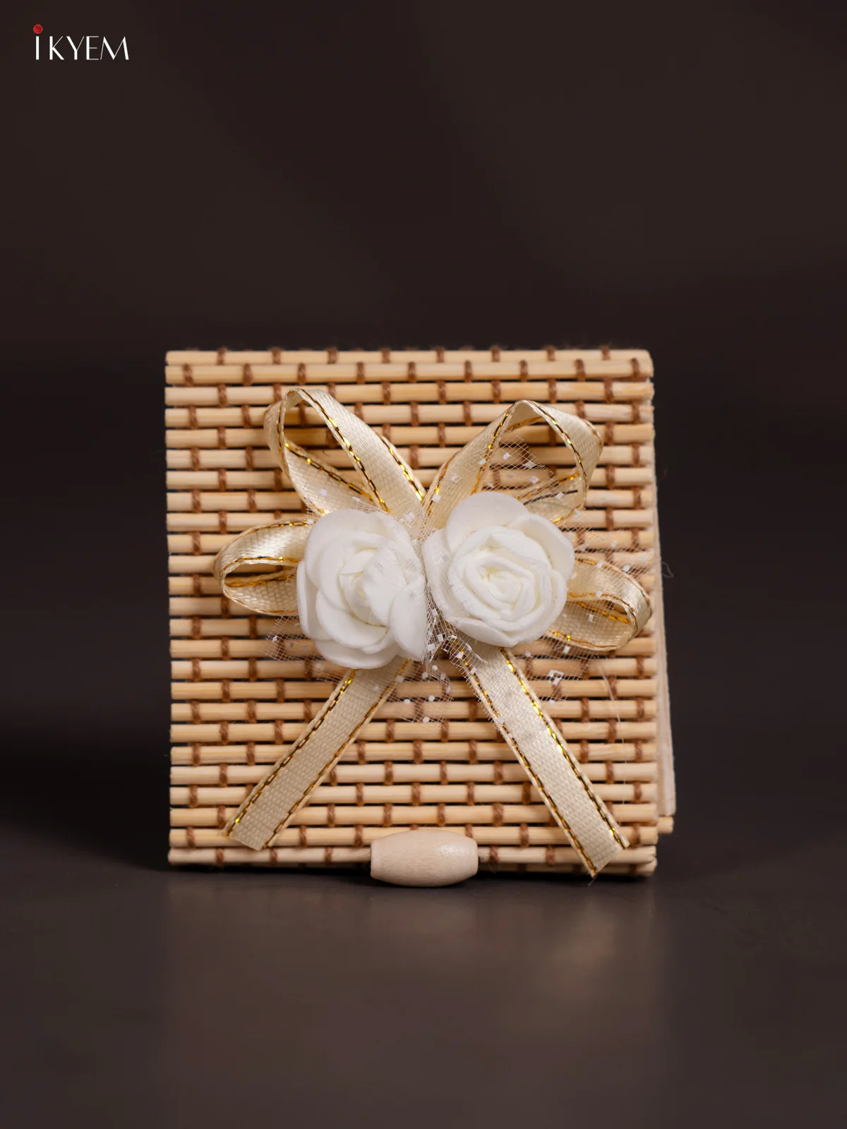Return Gift Bamboo Box - (3×3) Inch - KL26147