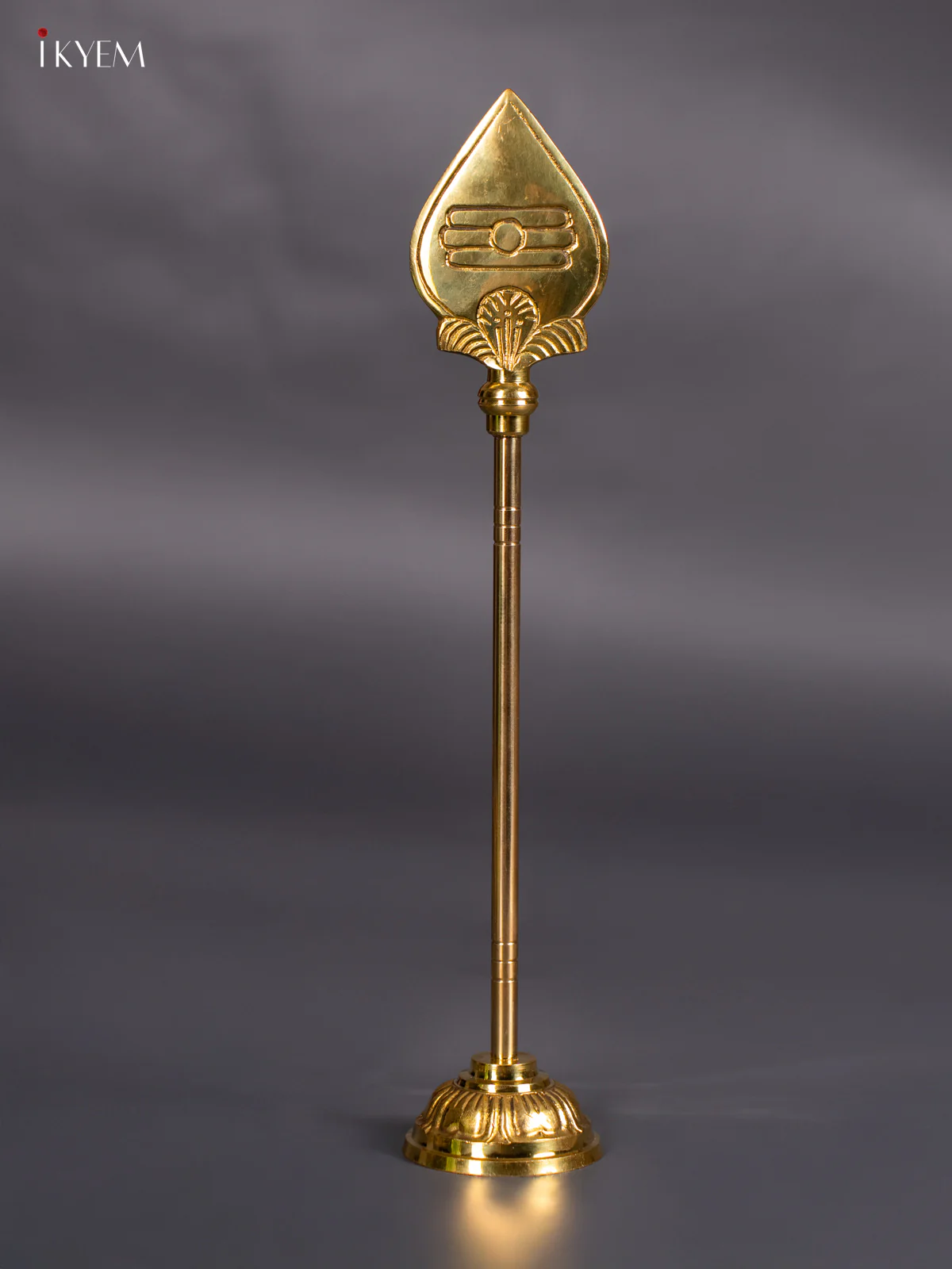 Brass Vel with Base - 12 Inch - KN03118