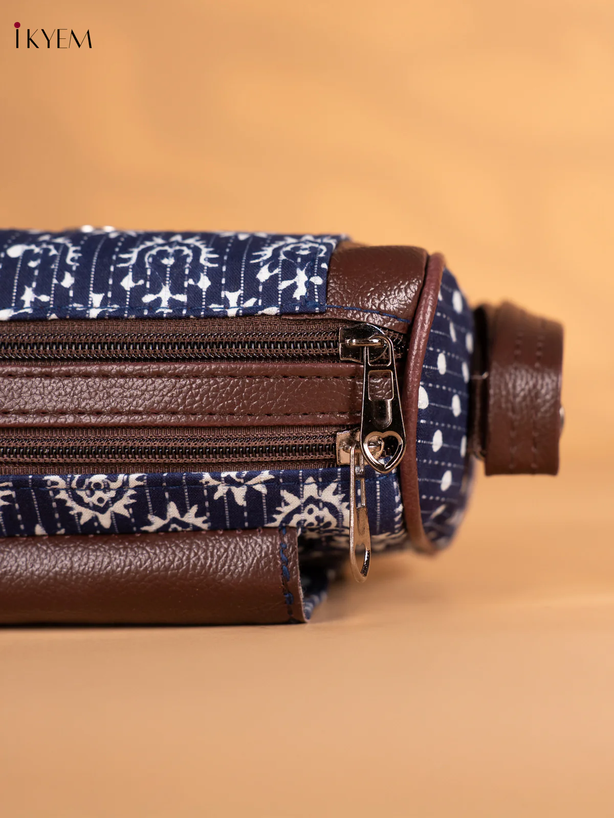 Printed Flap Sling Bag - Blue - KN05141 - Image 3