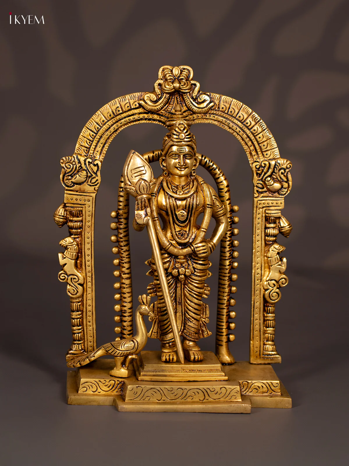 Brass Murugar Idol - 13 Inch - KN16116