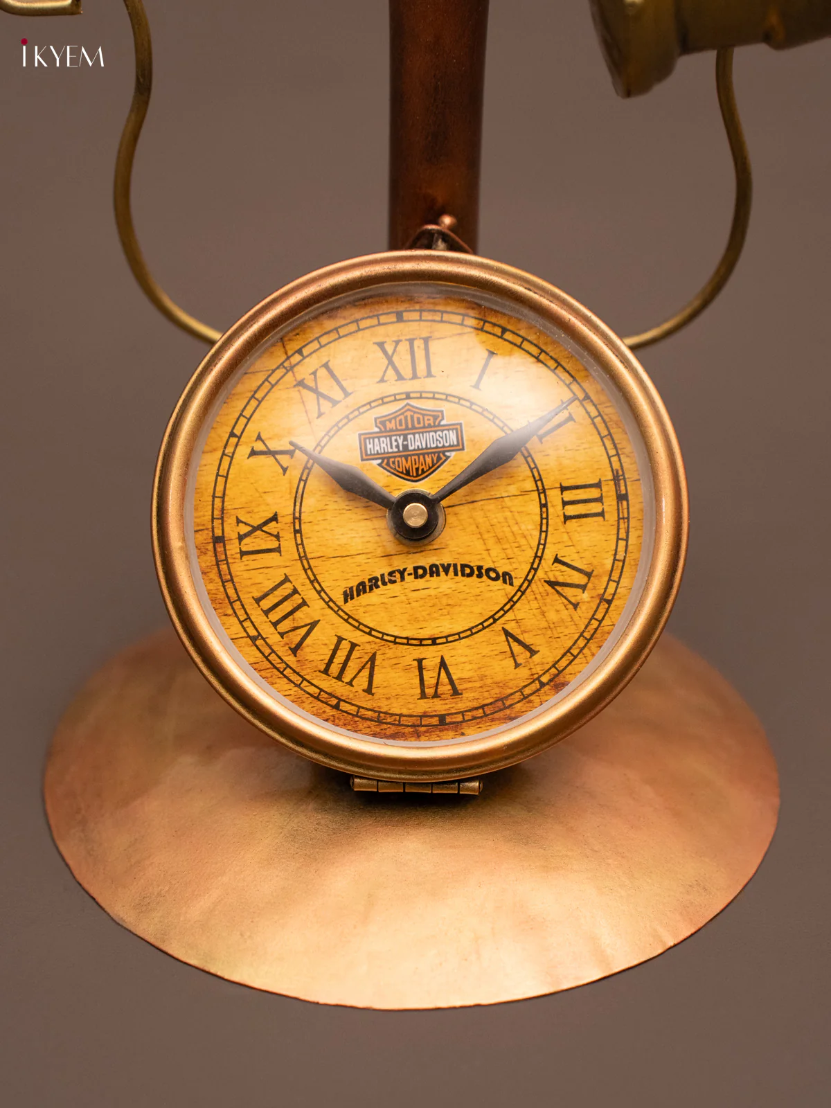 Metal Vintage Telephone Clock - 9.5 Inch - KN17120 - Image 3