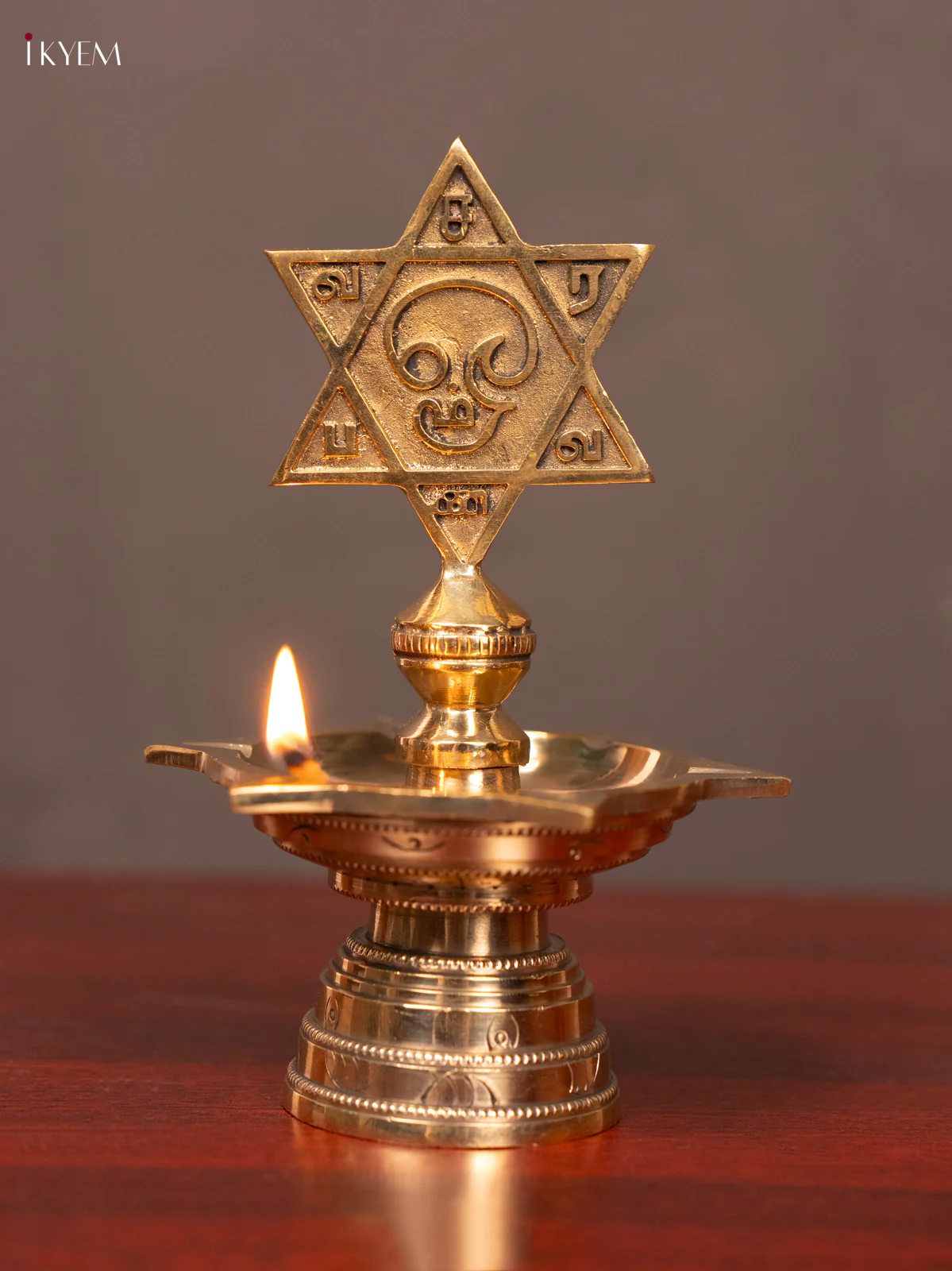 Brass 5 Face Om Saravana bhava Diya - KN27113