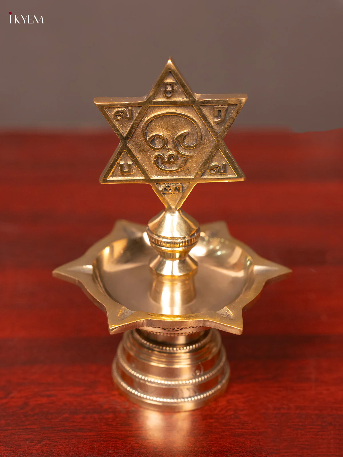 Brass 5 Face Om Saravana bhava Diya - KN27113 - Image 2