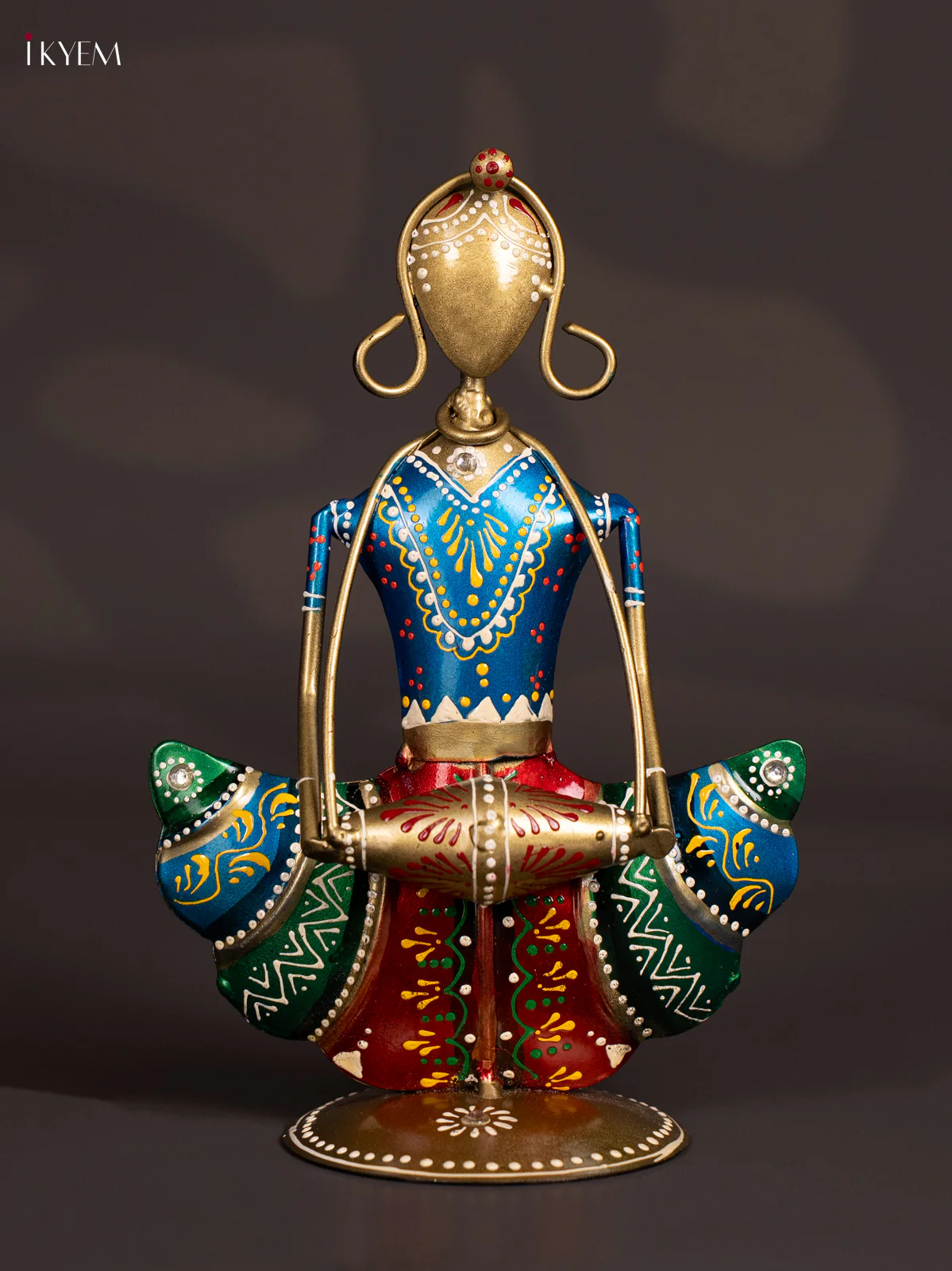 METAL PAINTED SITTING MUSICAL DOLL - KN29134 - Image 4