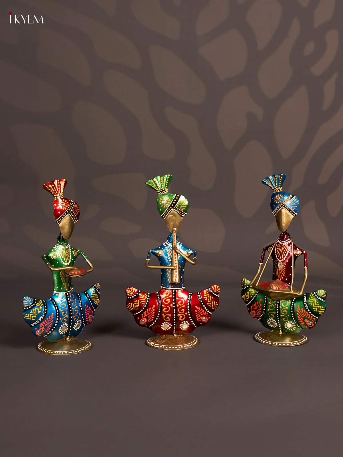 METAL PAINTED MUSICAL SIT (SET OF 3) - KN29135 - Image 2