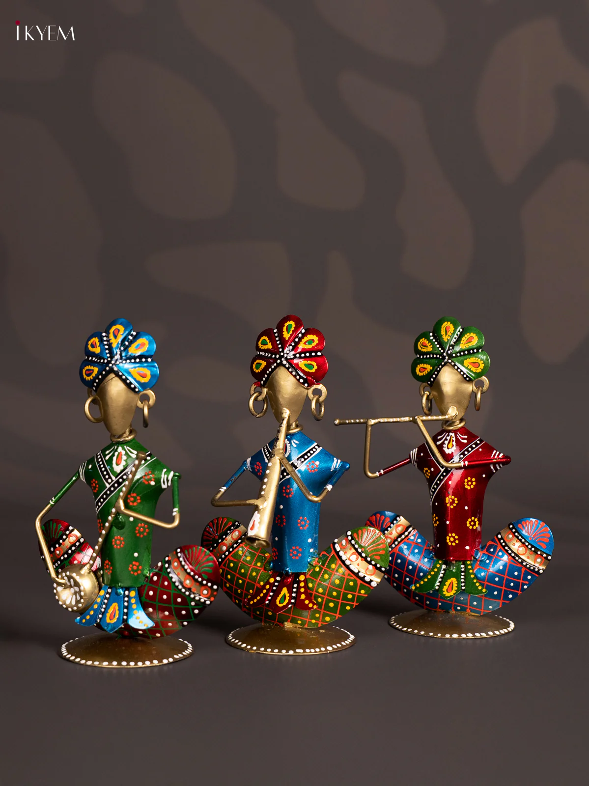 METAL PAINTED SITTING MUSICAL (SET OF 3) - KN29139 - Image 2