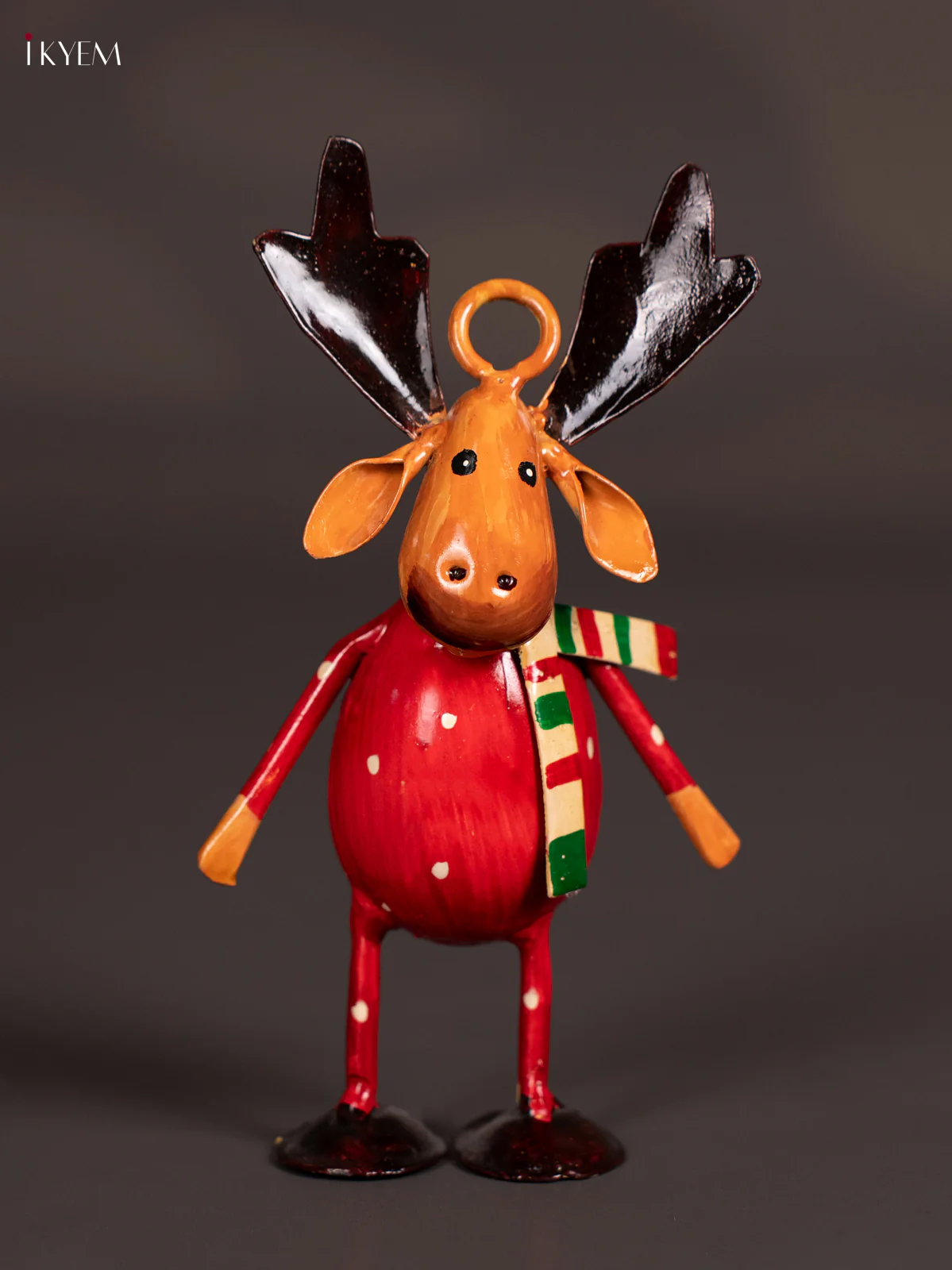 METAL PAINTED REINDEER - KN29140