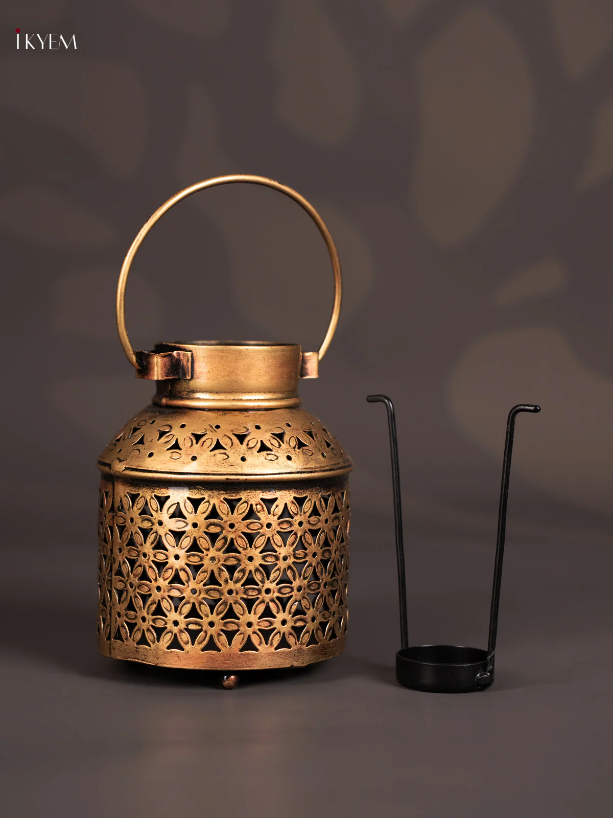 METAL PAINTED TEA LIGHT POT (BURNI) SMALL - KN29172 - Image 2