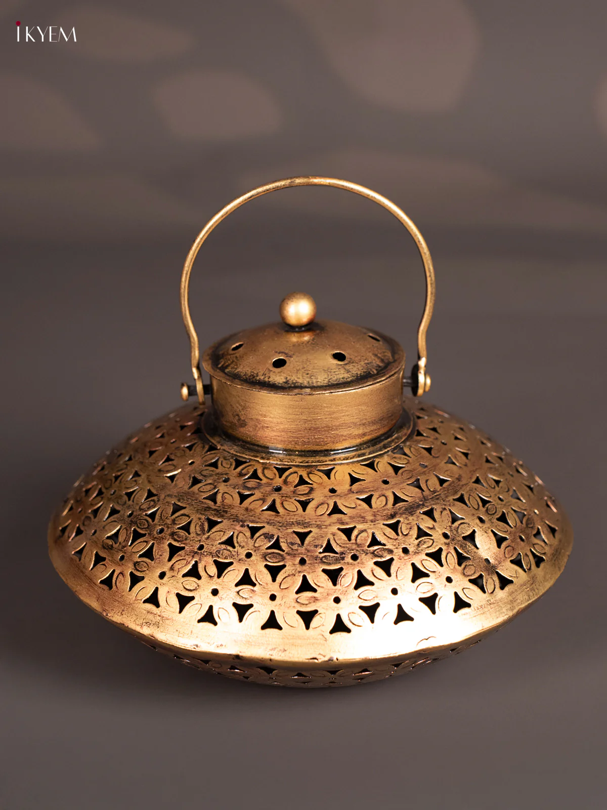 METAL PAINTED T - LIGHT LANTERN - BIG - KN29178 - Image 4