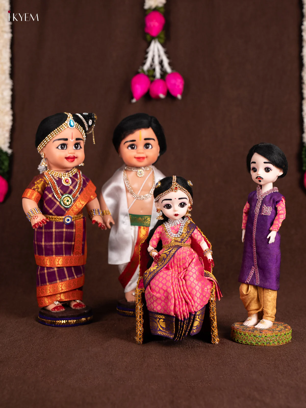 Seemantham Doll Set Seer Varisai - Peach - KN31231