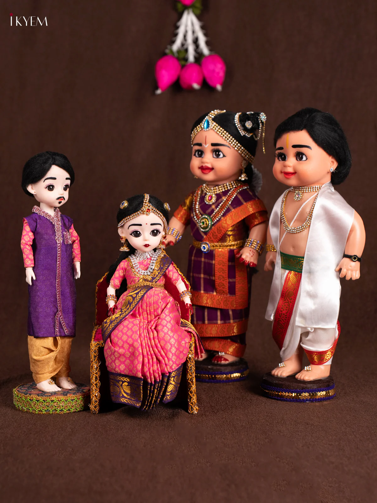 Seemantham Doll Set Seer Varisai - Peach - KN31231 - Image 2