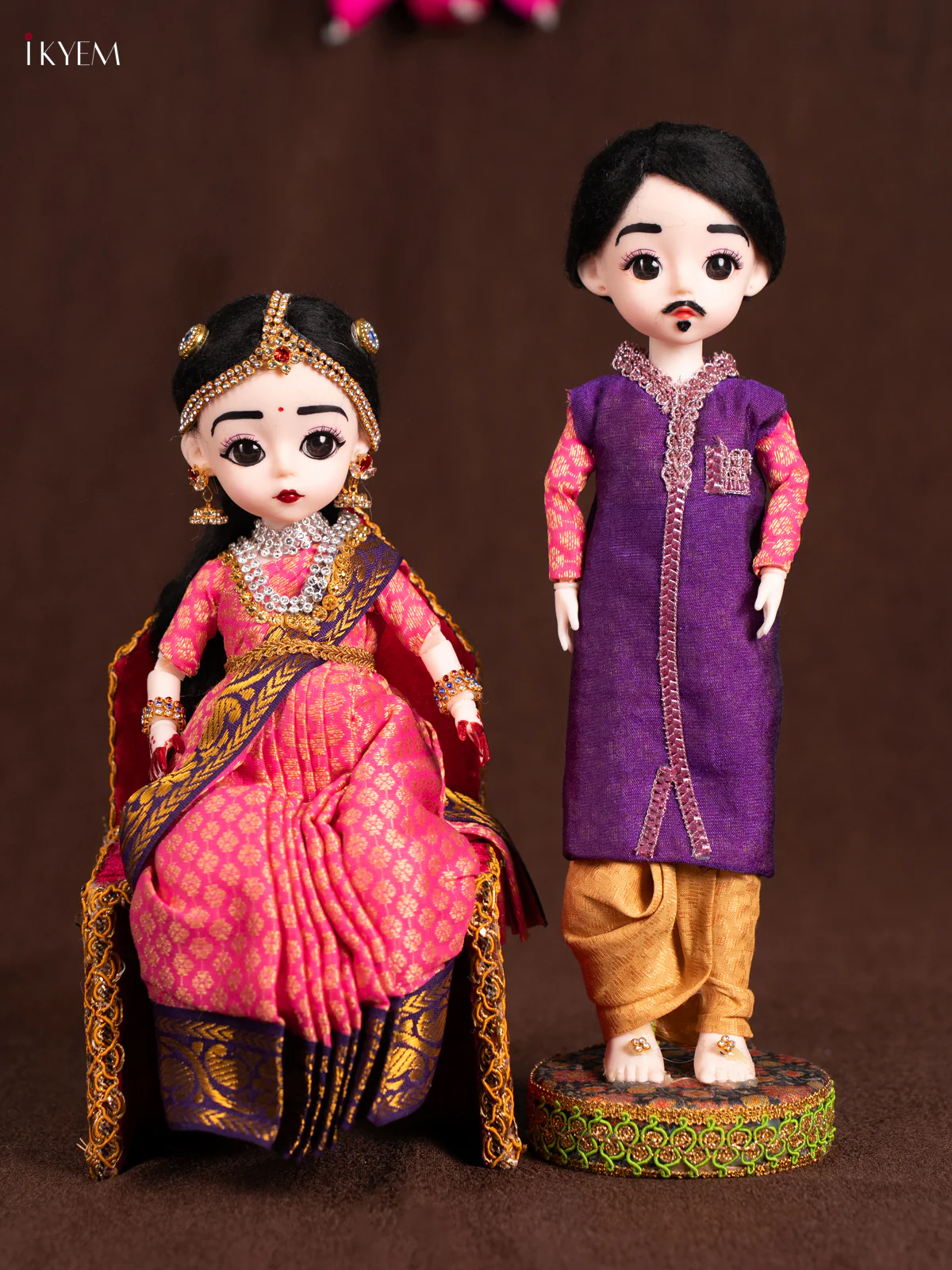 Seemantham Doll Set Seer Varisai - Peach - KN31231 - Image 3
