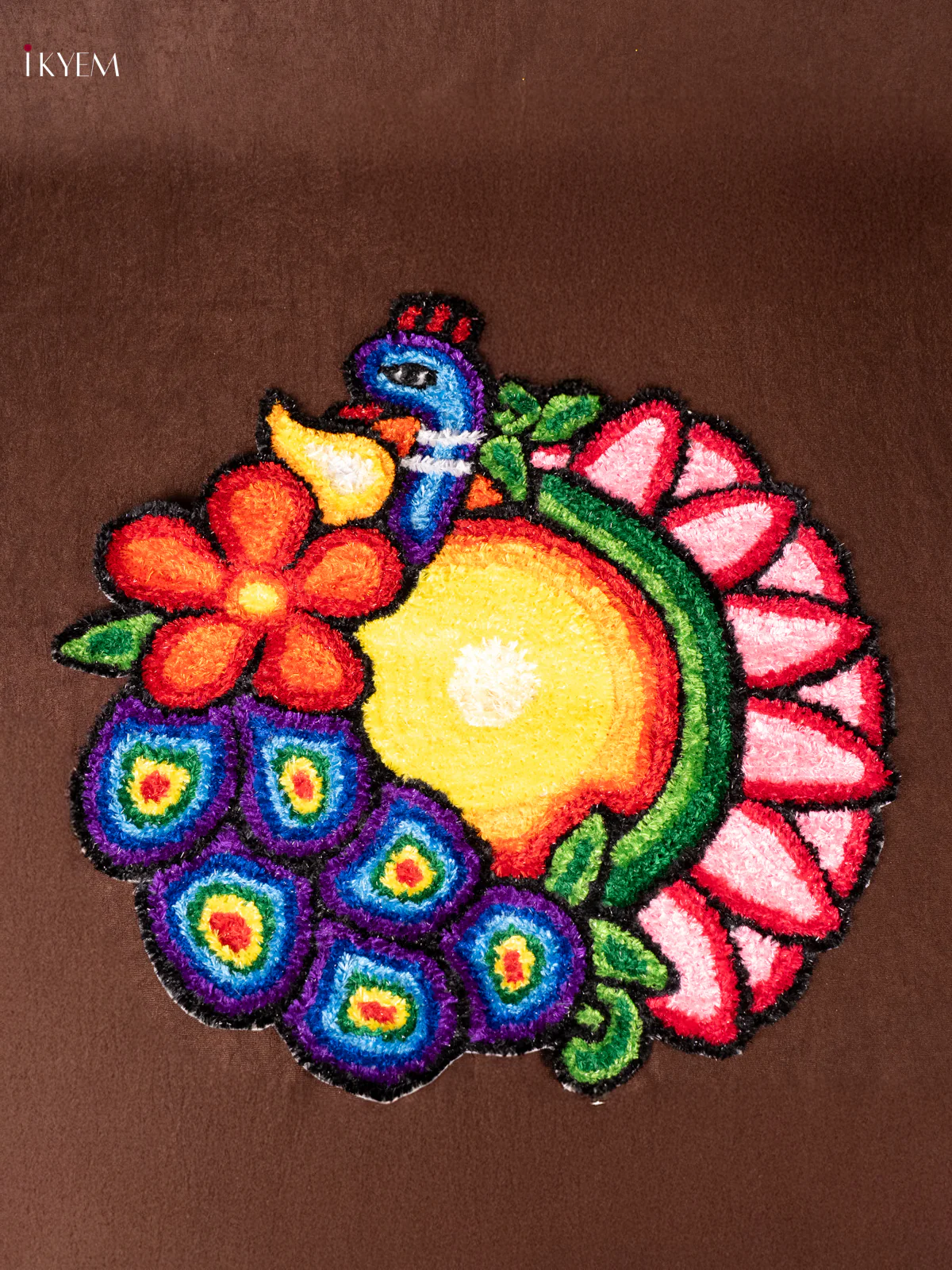 Floral Mat 2 Feet - Peacock - KN31233