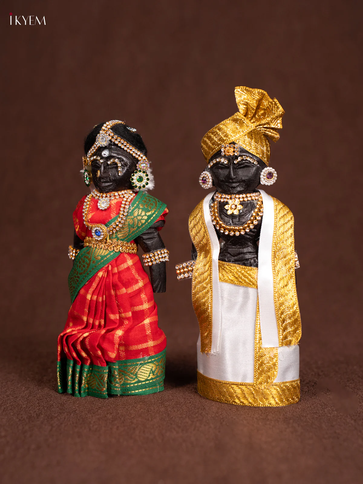 Iyengar Style Marapachi- Golu Display Doll -Seer Varisai- Red 7 Inches - KN31264 - Image 2