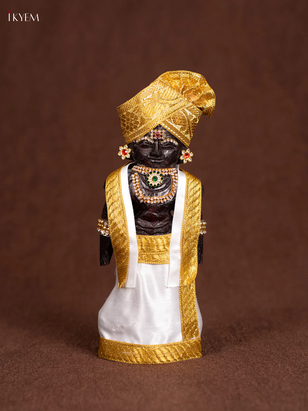 Iyengar Style Marapachi- Golu Display Doll - Seer Varisai-Green 8 Inches - KN31265 - Image 3