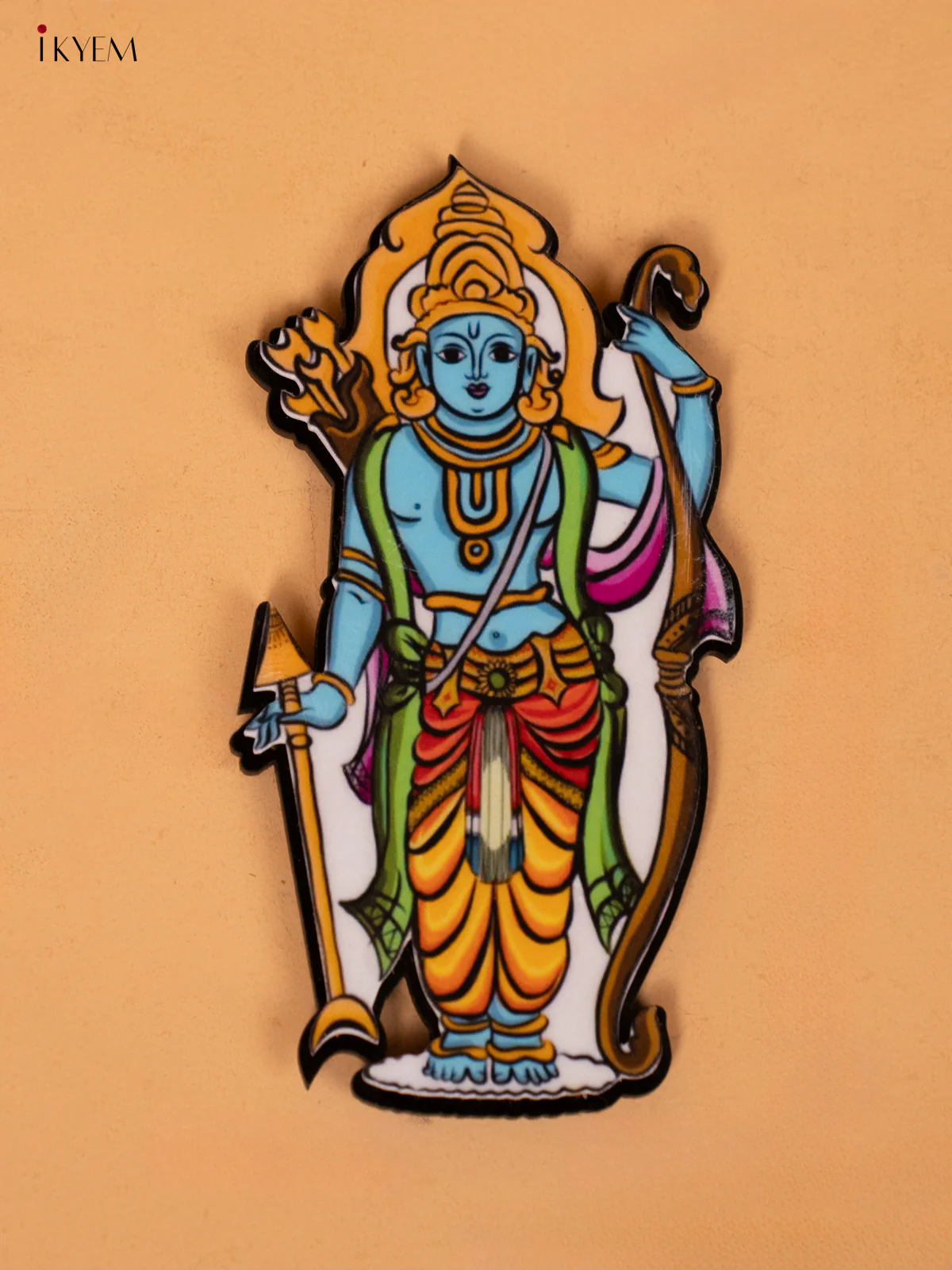 Lord Vishnu's Dasavatharam Printed ACRYLIC FRIDGE MAGNETS SET - KC20144 - Image 7