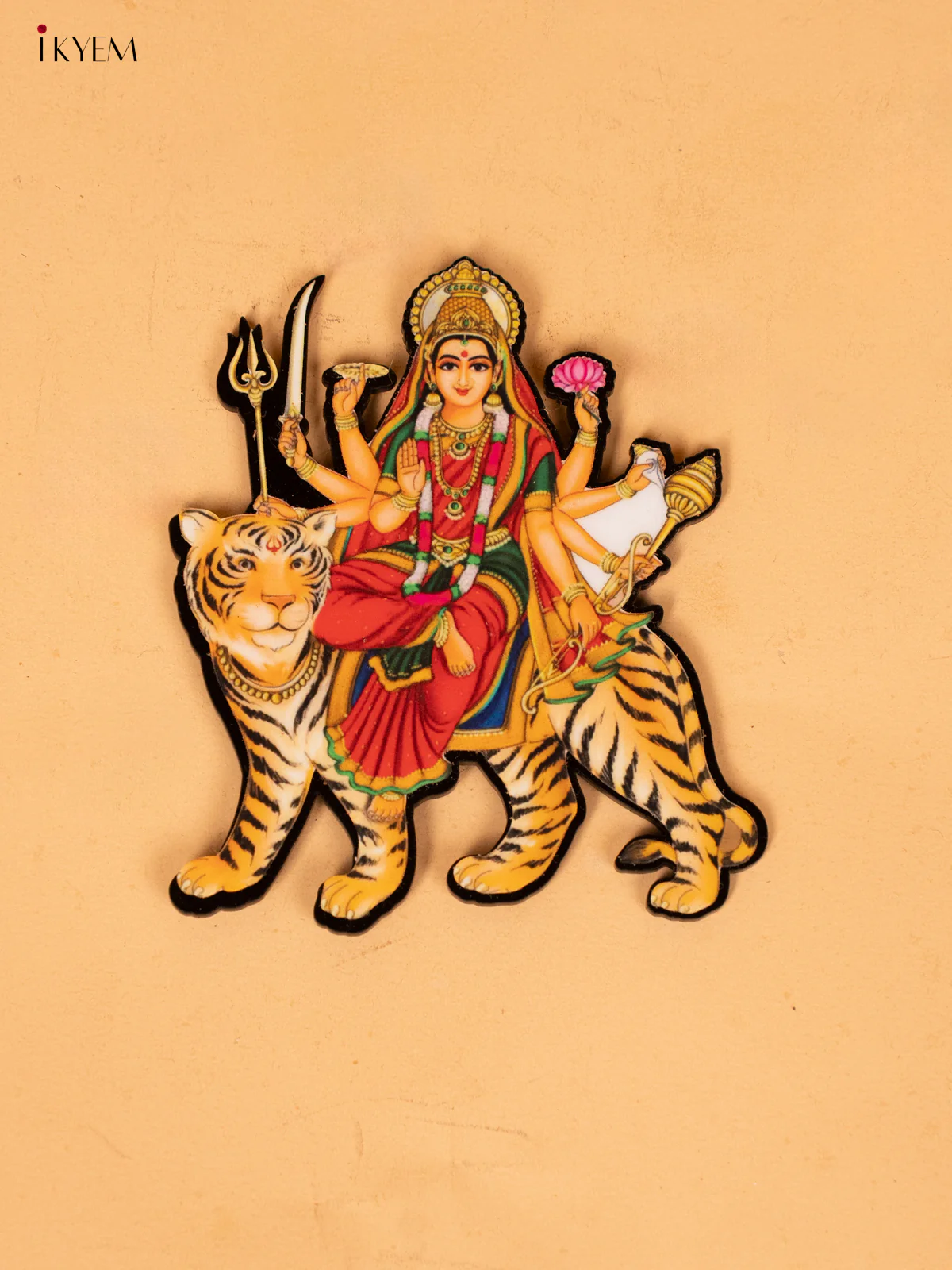 ACRYLIC NAVADURGA Printed FRIDGE MAGNET Set - KC20143 - Image 4